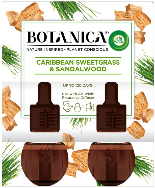 AIR WICK® Botanica Scented Oil - Caribbean Sweetgrass & Sandalwood